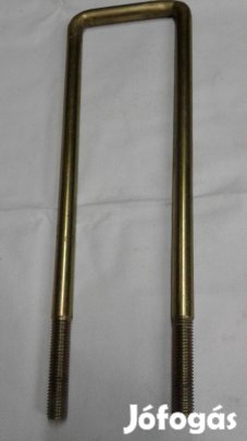 Vaskengyel, kadmiumozott, nagyon erős, 15 mm átm, 36x12 cm, 6 cm menet