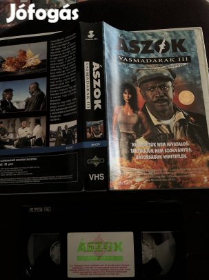 Vasmadarak 3 ászok akció vhs nagytok