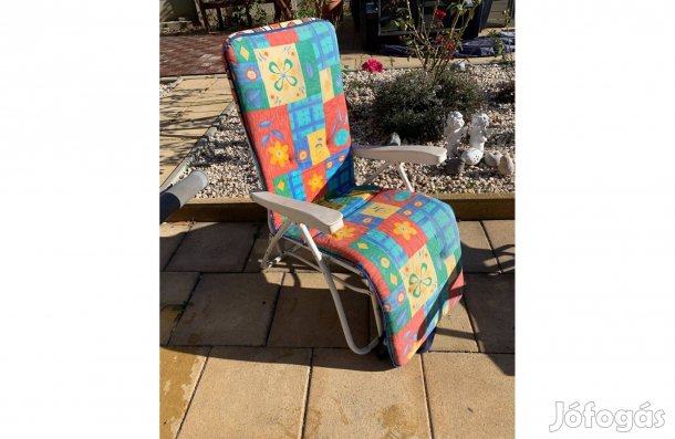 Vastag Szivacsos Napozószék Kerti szék Nyugszék