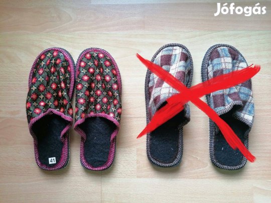 Vastag talpú, meleg papucs, méret 41