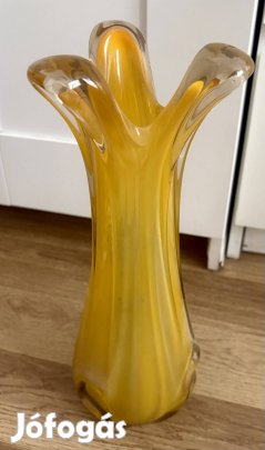 Vastag üvegváza 32 cm