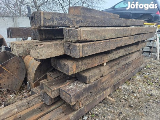 Vasúti talpfa eladó