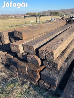 Vasúti talpfa eladó