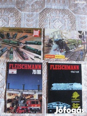 Vasútmodell katalógus 11 db