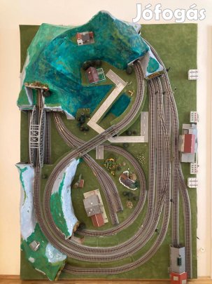 Vasútmodell terpasztal (H0)