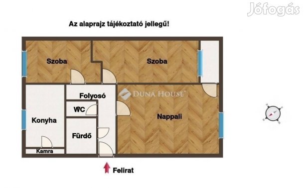 Vasvári eladó 63 nm-es lakás