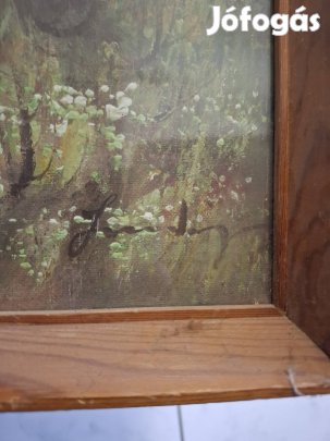 Vászn  fesmény  szignozott