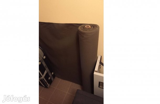 Vászon anyag eladó (kekizöld színű)