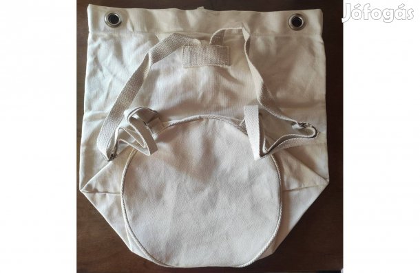 Vászon hátizsák (újszerű, 46×48 cm)