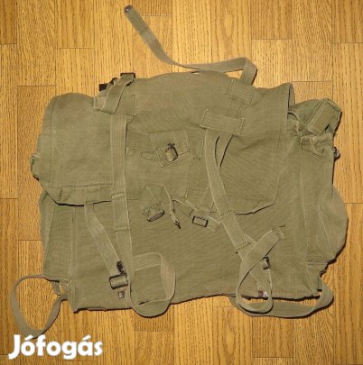 Vászon hátizsák, vagy régi iskolatáska