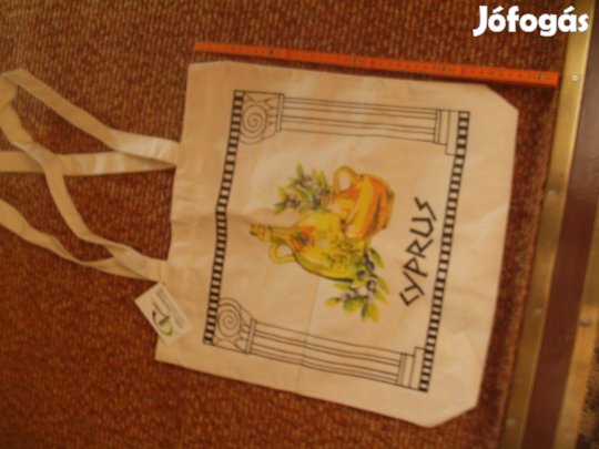 Vászon női válltáska-szatyor (új, vásárlási cimkés)