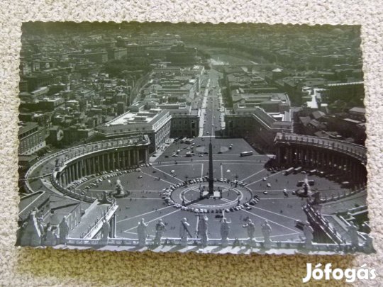 Vatikán, Szent Péter tér-fénykép 1964-ből