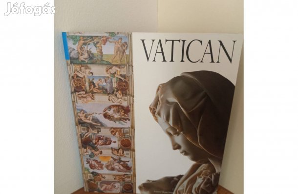 Vatikán egyház képes album utazás ango nyelvű könyv