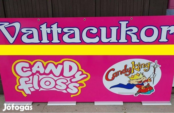 Vattacukor gép Reklám Matricák a Vattacukor gép design növelésére