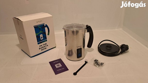 Vava VA-EB008 barista tejhabosító, hideg/meleg funkcióval, újszerű