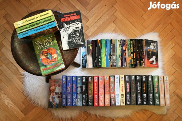 Vavyan Fable könyvek 38 darab (37 használt + 1 új)