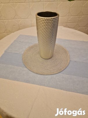 Váza - ÁTM13xma31cm - Ezüst
