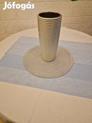 Váza - ÁTM13xma31cm - Ezüst