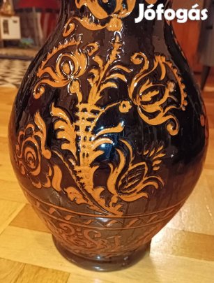 Váza padlóváza korondi Józsa János mester alkotása 40 cm