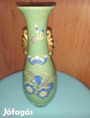 Váza zöld színben új