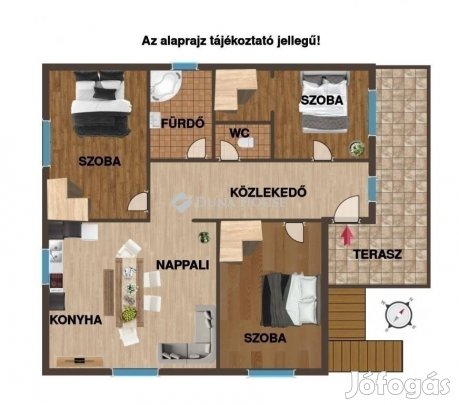 Vecsési 76 nm-es lakás eladó