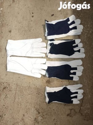 Védő kesztyű finom bőr 10-es 5 pár