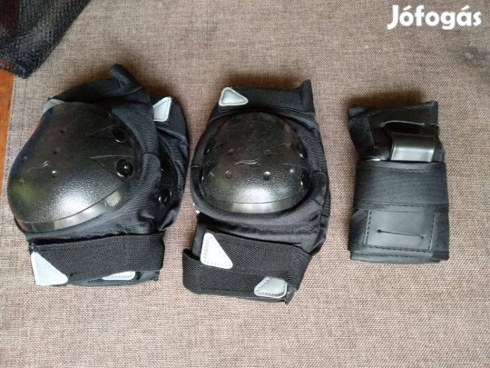 Védőfelszerelés, térd-könyök-csukló védő Protektor készlet,5-10 Év Jó