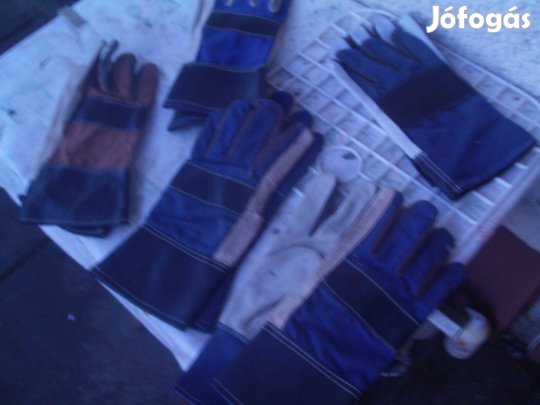 Védőkesztyű hasítékbőr-szövet (kisméret)