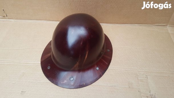 Védősisak tűzálló tűzoltósisak bakelit különlegesség eladó