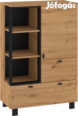 Veg-715 tölgy könyvespolc