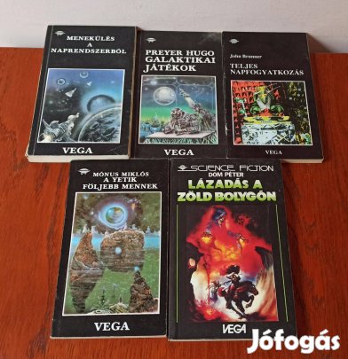 Vega scifi könyvcsomag / 5 db könyv