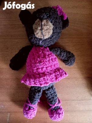 Végkiárusítás!Ingyen Szállítás!Nagy méretű,horgolt,állatfigura