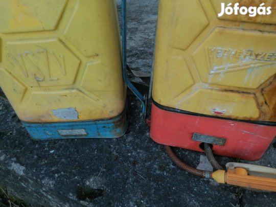 Vegyépszer háti permetező 2 db felleten hozzáértőknek donornak is