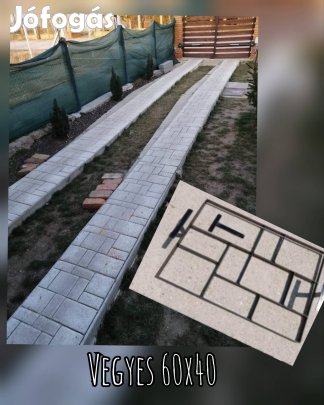 Vegyes 60x40cm Beton mintázó sablon Utolsó darab 