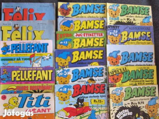 Vegyes Külföldi Retro - Régi képregények 16db