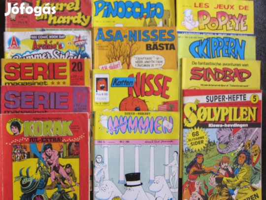 Vegyes Régi- Retro kéregények 13db