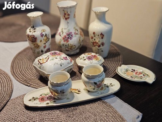 Vegyes Zsolnay porcelánok egyben eladók
