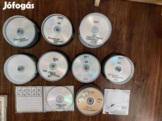 Vegyes cd-dvd anyag eladó-film és zene