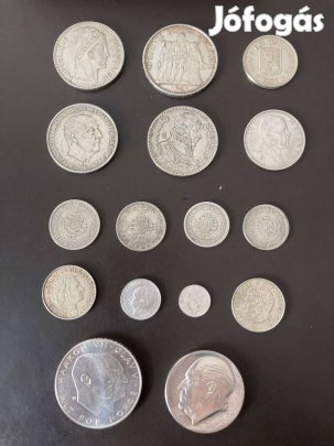 Vegyes ezüst érme pakk 190.4g