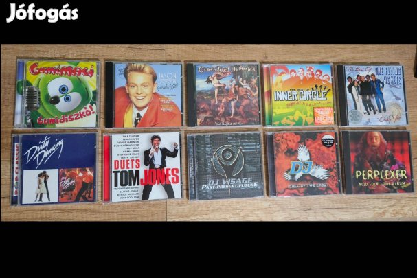 Vegyes könnyűzenei CD-k