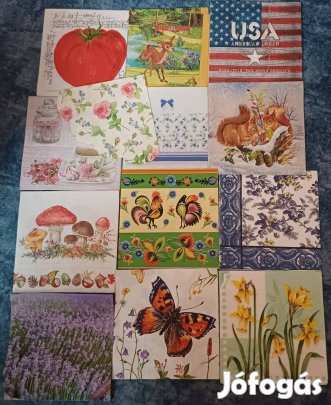 Vegyes szalvétagyűjtemény