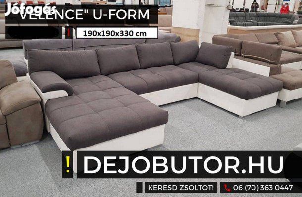 Velence sarok kanapé bútor ülőgarnitúra 190x190x330 cm ualak bronz