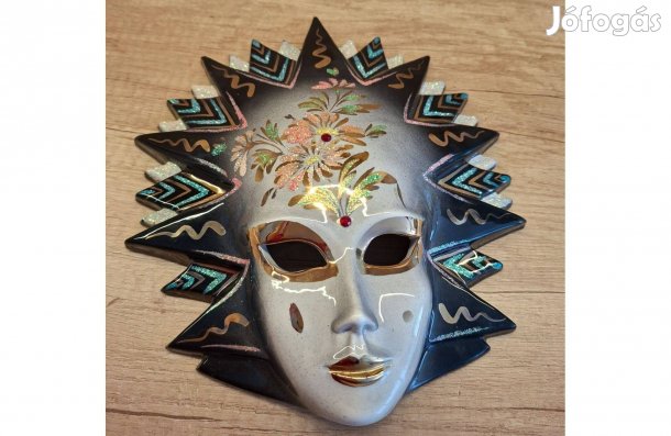 Velencei maszk kerámia fali dísz Pécsen eladó
