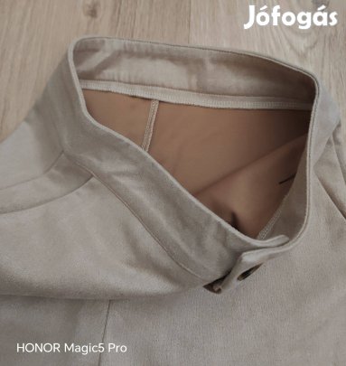 Velúrhatású női nadrág S