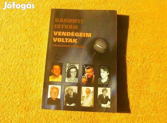 Vendégeim voltak - Bakonyi István - Új könyv