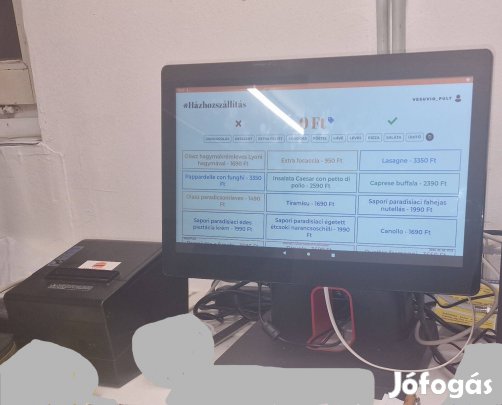 Vendéglátós eszközök! Stajer Food kiséttermi rendszer, Pénztárgép