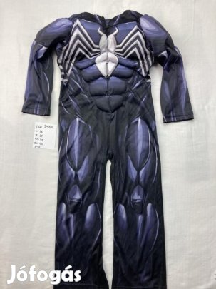 Venom jelmez, fekete Pókember jelmez, szuperhős jelmez DV302