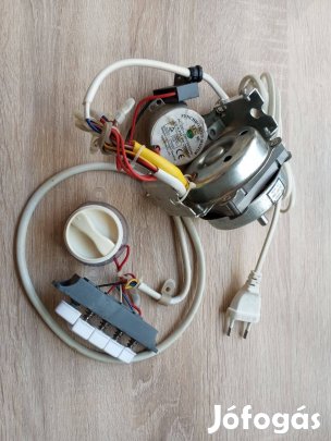 Ventilátor motor kompletten, kapcsolóval, vezetékekkel