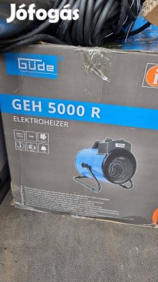 Ventilátoros hőssugárzó, 5Kw fűtőteljesítménnyel elektromos fűtőtest