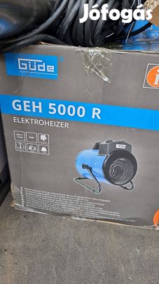 Ventilátoros hősugárzó 5Kw-os fűtőteljesítménnyel műhelyekhez